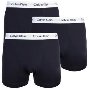 3PACK Bokserzy męskie Calvin Klein Czarny (U2662G-001)