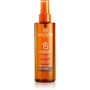 Collistar Special Perfect Tan Supertanning Moisturizing Dry Oil olej na opalování SPF 15 200 ml