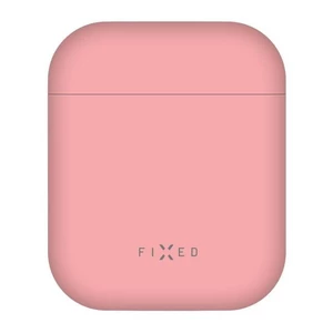 Ultratenké silikonové pouzdro FIXED Silky pro Apple Airpods, růžová