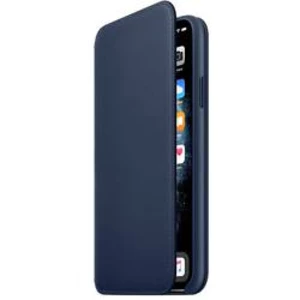 Apple iPhone 11 Pro Max Leather Folio-Deep Sea Blue