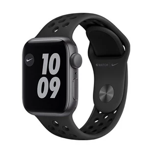 Apple Watch Nike SE GPS, 44mm Space Gray Aluminium Case with Anthracite/Black Nike Sport Band-Regular
