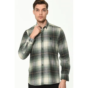 G702 DEWBERRY MEN'S SHIRT-GREEN