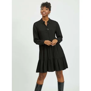 Black Shirt Dress VILA Morose - Women