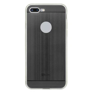 Pouzdro 4-OK TPU Metal Case Pro iPhone 7 Plus, černá