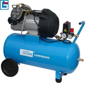 Kompresor Güde 400/10/50 (50015) kompresor • dvojvalcový • sací výkon 395 l/min • tlak 10 bar • výkon motora 2 200 W • objem nádoby 50 l • 2 manometre