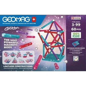 Stavebnice Geomag Glitter 60 pcs [HRAČKA]