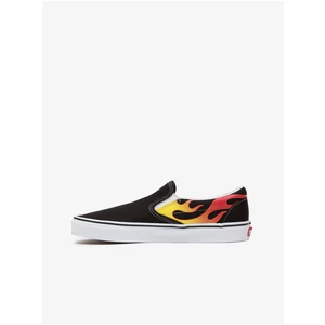 Černé pánské vzorované slip on tenisky VANS UA Classic Slip On - Pánské