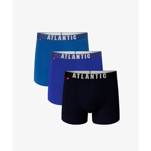 3-PACK Men's boxers ATLANTIC turquoise/blue/navy