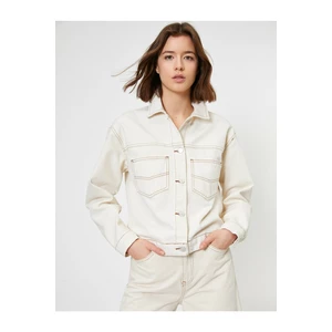 Koton Jacket - White - Fitted