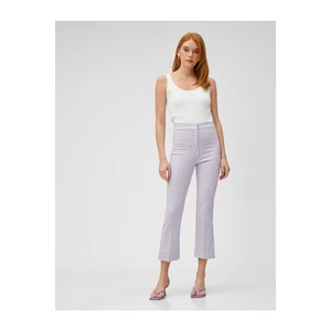 Koton Crop Flared Trousers
