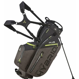 Big Max Dri Lite Hybrid Plus Black/Storm Charcoal/Lime Geanta pentru golf
