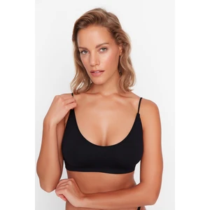 Trendyol Black Seamless/Seamless Back Detail Bra