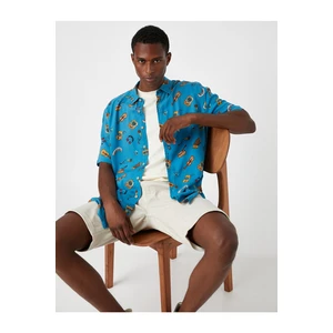 Koton Patterned Short Sleeve Shirt
