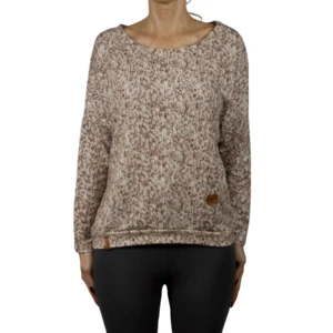 Blouse white-brown mi... mi 996.R41
