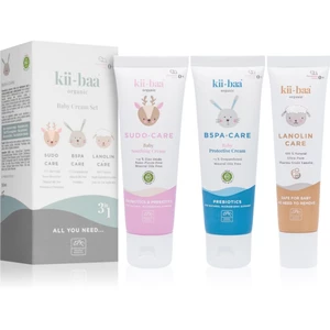 kii-baa® organic Baby Baby Cream Set darčeková sada (pre deti od narodenia)