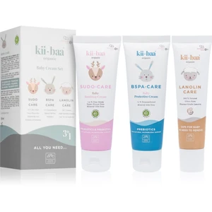 kii-baa® organic Baby Baby Cream Set darčeková sada (pre deti od narodenia)