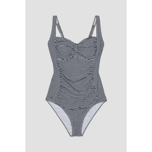 WOMEN'S SWIMWEAR L-SJ-4002 BÍLÁ_ČERNÁ