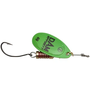 Dam blyskáč effzett spinner with single hooks sinking green - 3 6 g