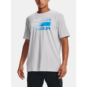 Under Armour TEAM ISSUE WORDMARK SS Pánské triko 1329582-015 Halo Gray M