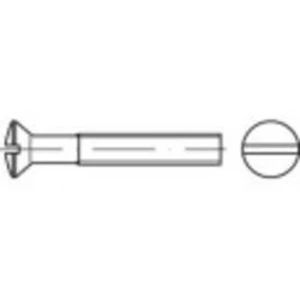 Šroub se zápustnou čočkovou hlavou TOOLCRAFT 134340, N/A, M3, 10 mm, ocel, 200 ks