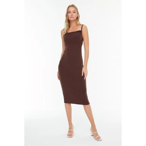 Trendyol Dress - Brown - Bodycon