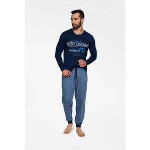 Pajamas Beast 40034-59X Navy Blue-Blue Navy Blue-Blue