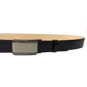 Penny Belts Pánsky kožený spoločenský opasok 35-020-A11 black 105 cm