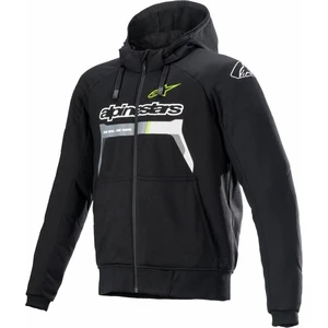 Alpinestars Chrome Ignition Hoodie Black/Yellow Fluorescent L Geacă textilă