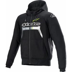 Alpinestars Chrome Ignition Hoodie Black/Yellow Fluorescent L Kurtka tekstylna