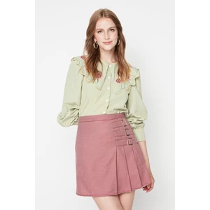 Trendyol Dried Rose Epaulette Detailed Skirt