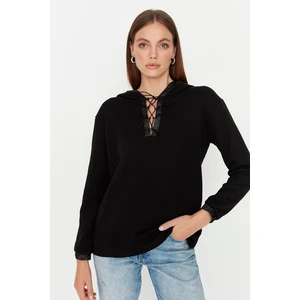 Trendyol Sweatshirt - Black - Regular fit