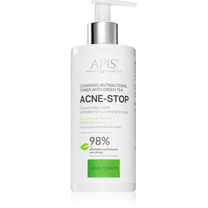 Apis Natural Cosmetics Acne-Stop Home TerApis upokojujúce čistiace tonikum pre mastnú a problematickú pleť 300 ml