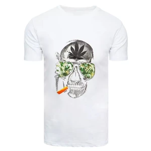 White men's T-shirt Dstreet