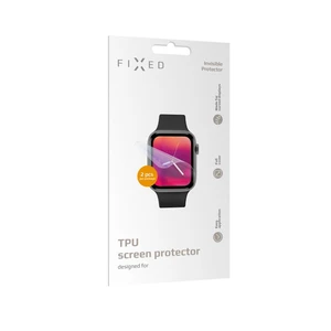 Silikonová fólie FIXED Invisible Protector pro Apple Watch 40mm/Watch 38mm (2ks) čirá