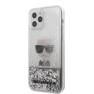 Tok Karl Lagerfeld Liquid Glitter Iconic  iPhone 12 Pro Max, silver