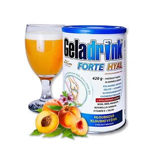 Geladrink Geladrink Forte HYAL 420 g Broskev