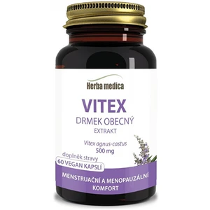 HerbaMedica Vitex - Drmek obecný 500 mg - 60 pilulek