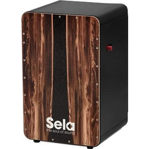 Sela SE 107 CaSela Dřevěný cajon Black/Dark Nut