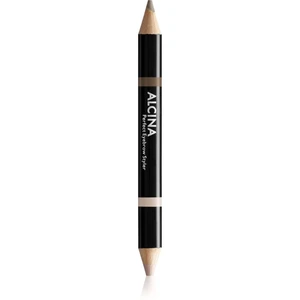 Alcina Decorative Perfect Eyebrow Styler oboustranná tužka na obočí odstín 010 Light 3 g