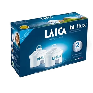 Filter na vodu Laica Bi-flux, 2 ks (F2M... Filtry Laica redukují vodní kámen, chlór, měď, olovo, zinek, pesticidy, herbicidy a nepříjemné pachy. Balen