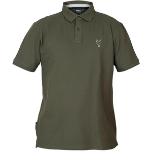 Fox triko collection green silver polo shirt-velikost s