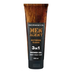 Dermacol sprchový gel pro muže 3v1 Extreme Clean Men Agent (Shower Gel)  250 ml