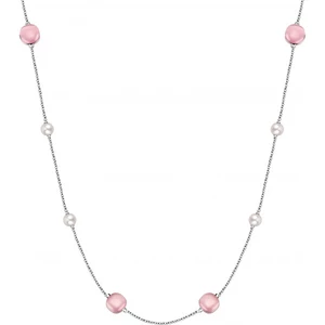 Morellato Stříbrný náhrdelník s perlami Gemma Perla SATC01
