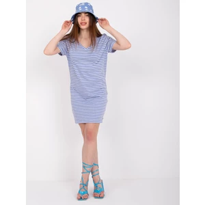 Light blue mini dress with stripes STITCH & SOUL