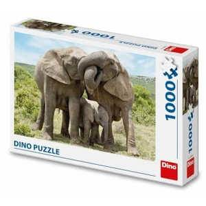 Dino Slonia rodina 1000 puzzle