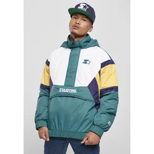 Starter Color Block Half Zip Retro Jacket Retro Green/wht/by/s Prpl