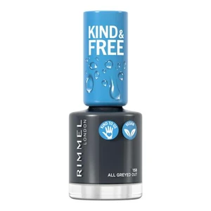 Rimmel Kind & Free lak na nehty odstín 158 All Greyed Out 8 ml