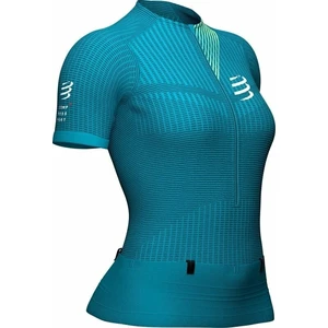 Compressport Trail Postural SS Top W Enamel/Paradise Green L