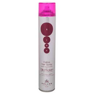 Kallos Silk Protein Hair Spray Extra Strong Hold mocno utrwalający lakier do włosów 750 ml