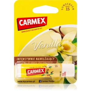 Carmex Vanilla hydratační balzám na rty v tyčince SPF 15 4.25 g